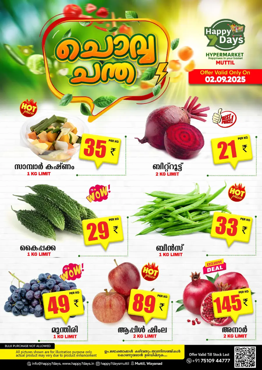 Chovva chanda In Happy 7 Days Wayanad